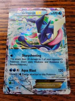 Pokemon Greninja EX - Black Star XY20 FOIL Promo MP - Image 1