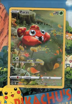 Pokemon TCG Paras GG32/GG70 Holo Crown Zenith Galarian Gallery NM/M - Image 1