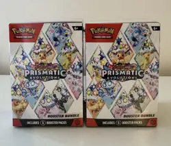 Pokemon TCG Prismatic Evolutions Booster Bundle NEW & SEALED x2 - Image 1