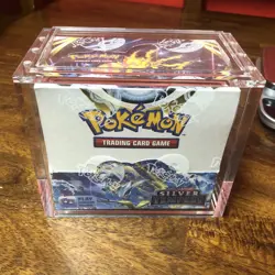 Pokemon TCG sliver Tempest Booster Box W/ Acrylic case - Image 1