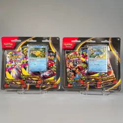 NEW SEALED SET OF 2 POKEMON TCG MEGA EVOLUTION PSYDUCK & GOLDUCK 3 PK BLISTERS - Image 1