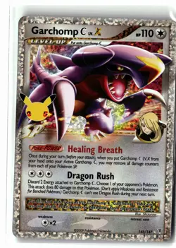Garchomp C LV.X ⭐ 145/147 Holo Celebrations: Classic Collection Pokemon NM - Image 1