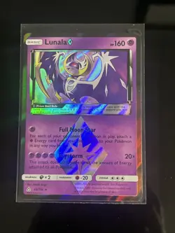 Lunala Prism Star 62/156 Pokemon TCG SM - Ultra Prism NM - Image 1