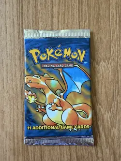 Pokemon 4th Print 1999-2000 Base Set Booster Pack - Charizard - Image 1