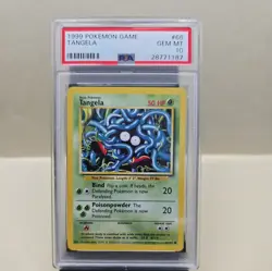 1999 Pokemon German 1st Edition Base Set #66 Tangela PSA 9 - Image 1