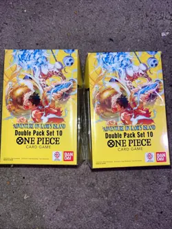 One Piece TCG OP-15 Lot Of (2) Adventure On Kami's Island Double Pack Set 10 - Image 1