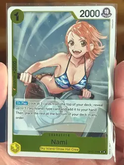 Nami OP15-108 Rare Adventure on Kami's Island One Piece Foil English NM - Image 1