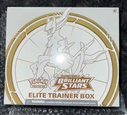 Pokemon TCG Sword / Shield Brilliant Stars ETB Elite Trainer Box FACTORY SEALED - Image 1