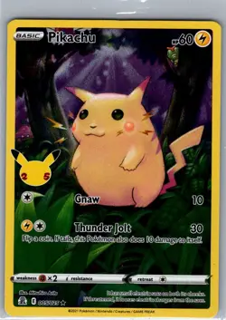 Pikachu 005/025 Celebrations - Pokemon Card - NM - Image 1