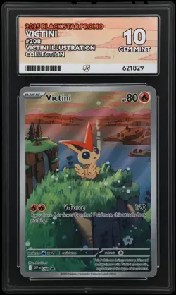 Victini SVP 208 Black Star Promo ACE 10 Gem Mint Graded Pokemon Card GEM MINT - Image 1