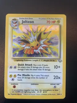 JUNLGE Bulk lot Binder 32 cards Pokemon HOLO rare Jolteon Flareon English Eevee - Image 2