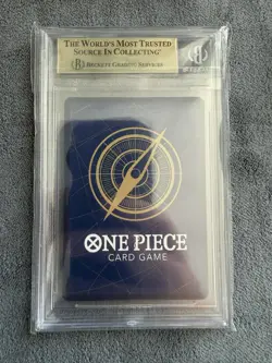 Monkey D Luffy OP07-073 Afro Promo Bandai Card Games Fest BGS 9.5 Gem Mint - Image 2