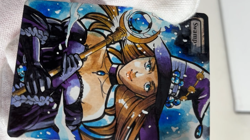 Hand Painted Altered MTG Card,forest,Anime Girl,waifu FromJapan 2026 #s06 - Image 2