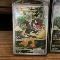 Pokemon SEALED Tyrunt Promo Full Art Holo English Black Star #70 - Image 2