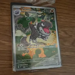 Pokemon SEALED Tyrunt Promo Full Art Holo English Black Star #70 - Image 3
