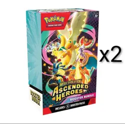 Pokemon Mega Evolution Ascended Heroes Booster Bundle Lot of 2x, Sealed - Image 1
