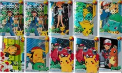 36 Pokemon Pocket Monsters Japanese Foil Cards 1998 edition some dupes - Image 1