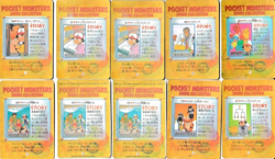 36 Pokemon Pocket Monsters Japanese Foil Cards 1998 edition some dupes - Image 4