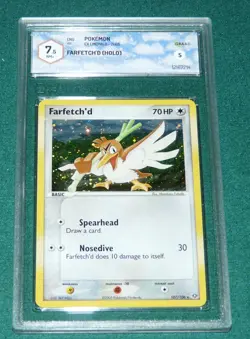 POKEMON - FARFETCH'D EX EMERALD SECRET RARE - GRAAD 7.5 NEAR MINT + 107/106 ENG - Image 1