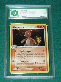 POKEMON - CHARMELEON EX TEAM ROCKET RETURNS SECRET RARE - GRAAD 8 NEAR MINT - Image 1