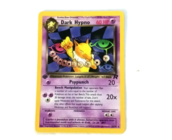 Team Rocket First Edition Dark Hypno Vintage Pokemon Card NH NM Condition - Image 1