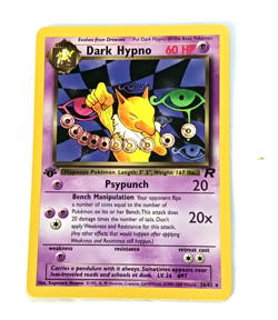 Team Rocket First Edition Dark Hypno Vintage Pokemon Card NH NM Condition - Image 3