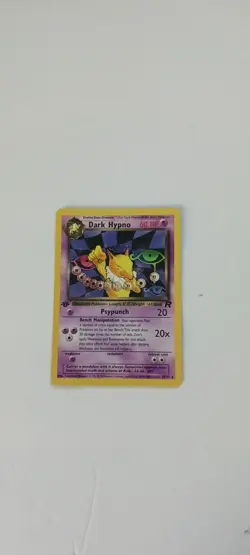 Team Rocket First Edition Dark Hypno Vintage Pokemon Card NH NM Condition - Image 5