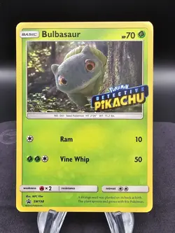 Bulbasaur Holo (Detective Pikachu Stamped) SM198- 2019 Pokemon TCG - Image 1