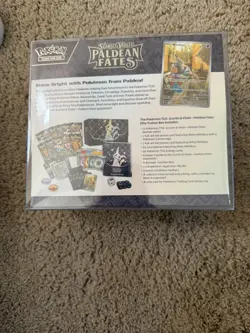 Paldean Fates Pokemon Center Elite Trainer Box ETB New Sealed - Image 1