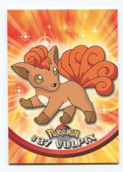 POKEMON TOPPS VULPIX #37 NM - Image 1