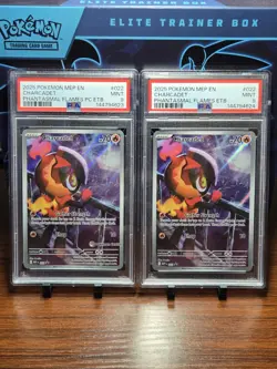 POKEMON EN PROMO 022 CHARCADET PHANTASMAL FLAMES ETB POKEMON CENTER STAMP PSA 9 - Image 1