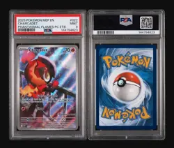POKEMON EN PROMO 022 CHARCADET PHANTASMAL FLAMES ETB POKEMON CENTER STAMP PSA 9 - Image 5
