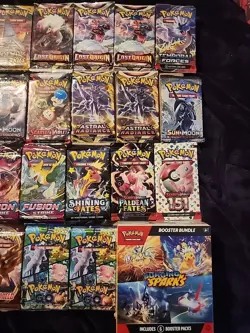 30!!! Pokemon cards packs sealed lot Plus Surging Sparks Booster Bundle - Image 2