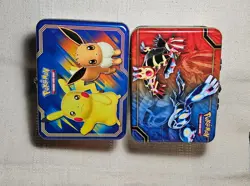 Pokemon TCG Collector Chest SET - Let's Go Pikachu Eevee - Kyogre Groudon - Image 1