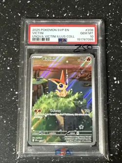 Pokemon Victini SVP 208 Black Star Promo PSA 10 - Image 1