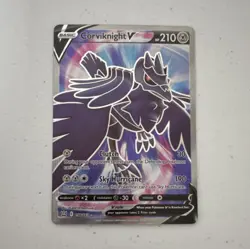 Pokemon TCG Corviknight V Full Art Ultra Rare Holo 210 HP 156/163 Battle Styles - Image 1
