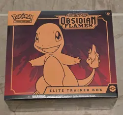 BRAND NEW SEALED Pokemon S&V Scarlet & Violet Obsidian Flames ETB Box NO TEARS - Image 1