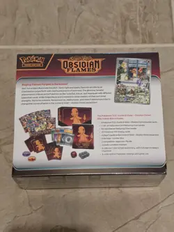 BRAND NEW SEALED Pokemon S&V Scarlet & Violet Obsidian Flames ETB Box NO TEARS - Image 4