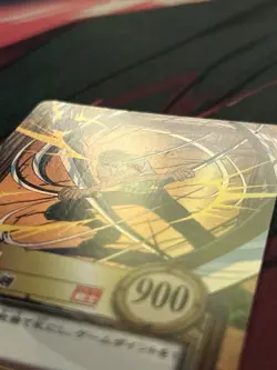 BANDAI One Piece Hyper Battle C114 ZORO HOLO FOIL SCARCE EARLY CARD VINTAGE - Image 4