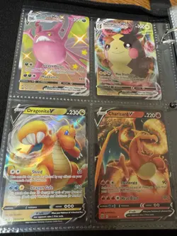 Huge Pokemon Card Binder Lot 300+ Cards Vintage + Modern Holos VMAX GX - Image 4
