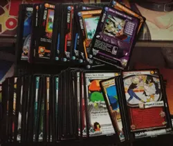Lot 190 cartes collectible cards game Dragon Ball Z GT No duplicate ccg DBZ set - Image 1