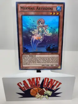 YuGiOh Mermail Abyssdine CBLZ-EN032 1st Edition Super Rare NM - Image 1
