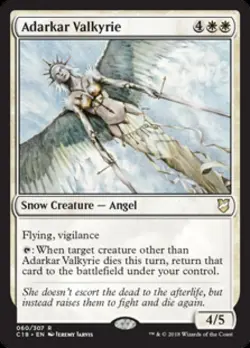 Adarkar Valkyrie - Medium Play MTG Commander 2018 - Image 1