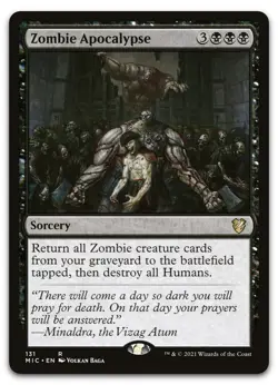 Zombie Apocalypse #131 (NM) Midnight Hunt MIC Magic MTG - Image 1