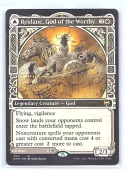 REIDANE, GOD OF THE WORTHY (SHOWCASE) 300 RARE KALDHEIM MAGIC: THE GATHERING NM - Image 1
