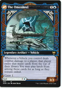 Cosima, God of the Voyage (Showcase) 303 Rare Kaldheim Near Mint - Image 3