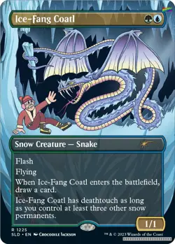 Ice-Fang Coatl [SLD - 1225] - NM [Foil] TCG MTG - Image 1