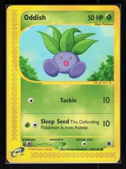 Oddish Common Pokemon Expedition 122/165 MP - Image 1