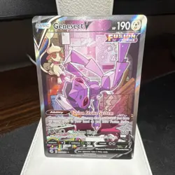 Pokemon TCG Genesect V 255/264 Fusion Strike Holo Ultra Rare 190HP English - Image 1