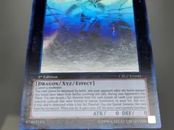 YuGiOh Number 92: Heart-eartH Dragon CBLZ-EN045 1st Edition Ghost Rare MP - Image 3